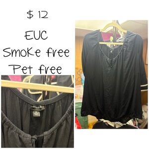 Torrid Elegant Black Top